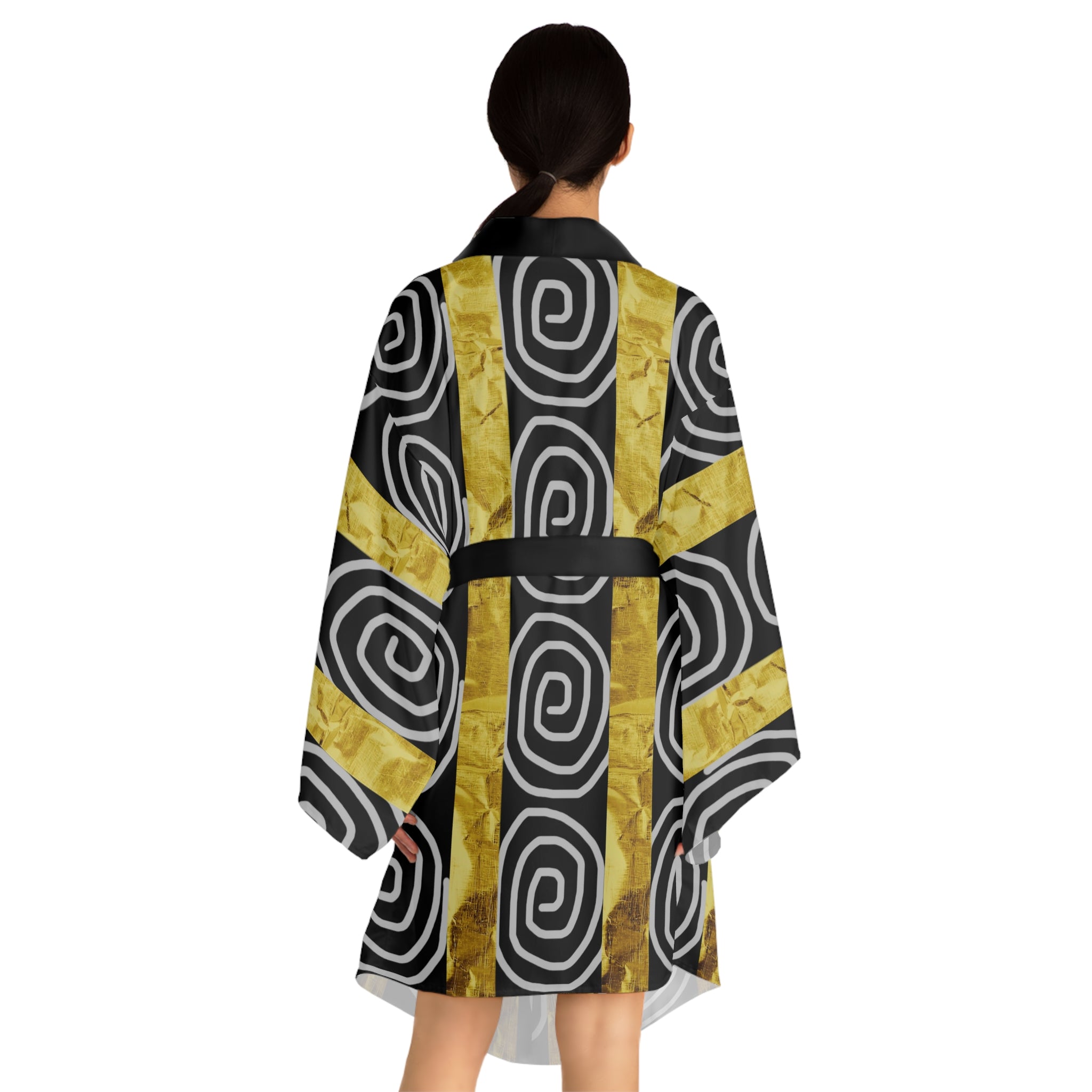 Long Sleeve Kimono Robe (AOP)