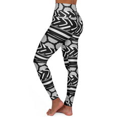 Mixed Pattern High Waisted Yoga Leggings