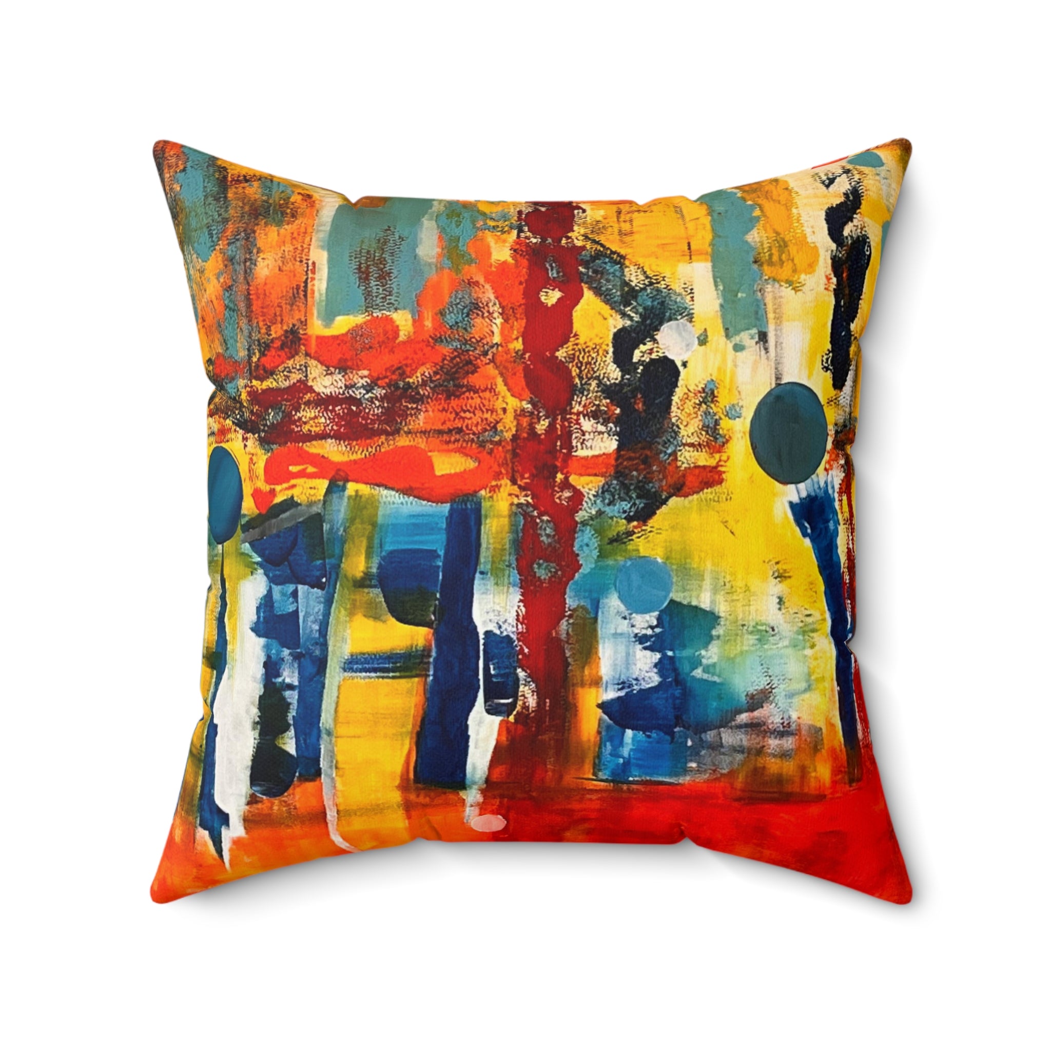 Spun Polyester Square Pillow