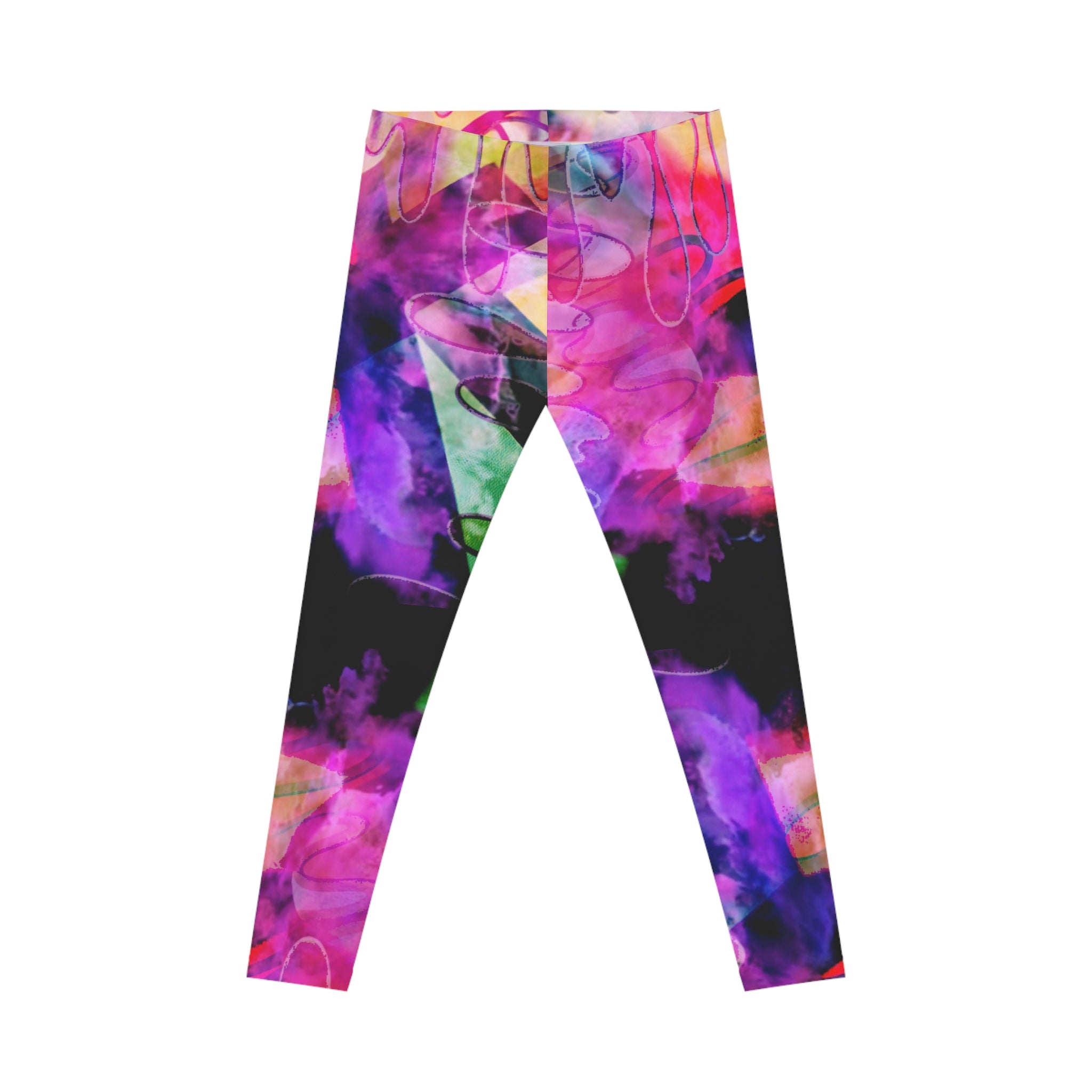 Marble Pattern Women's Casual Leggings