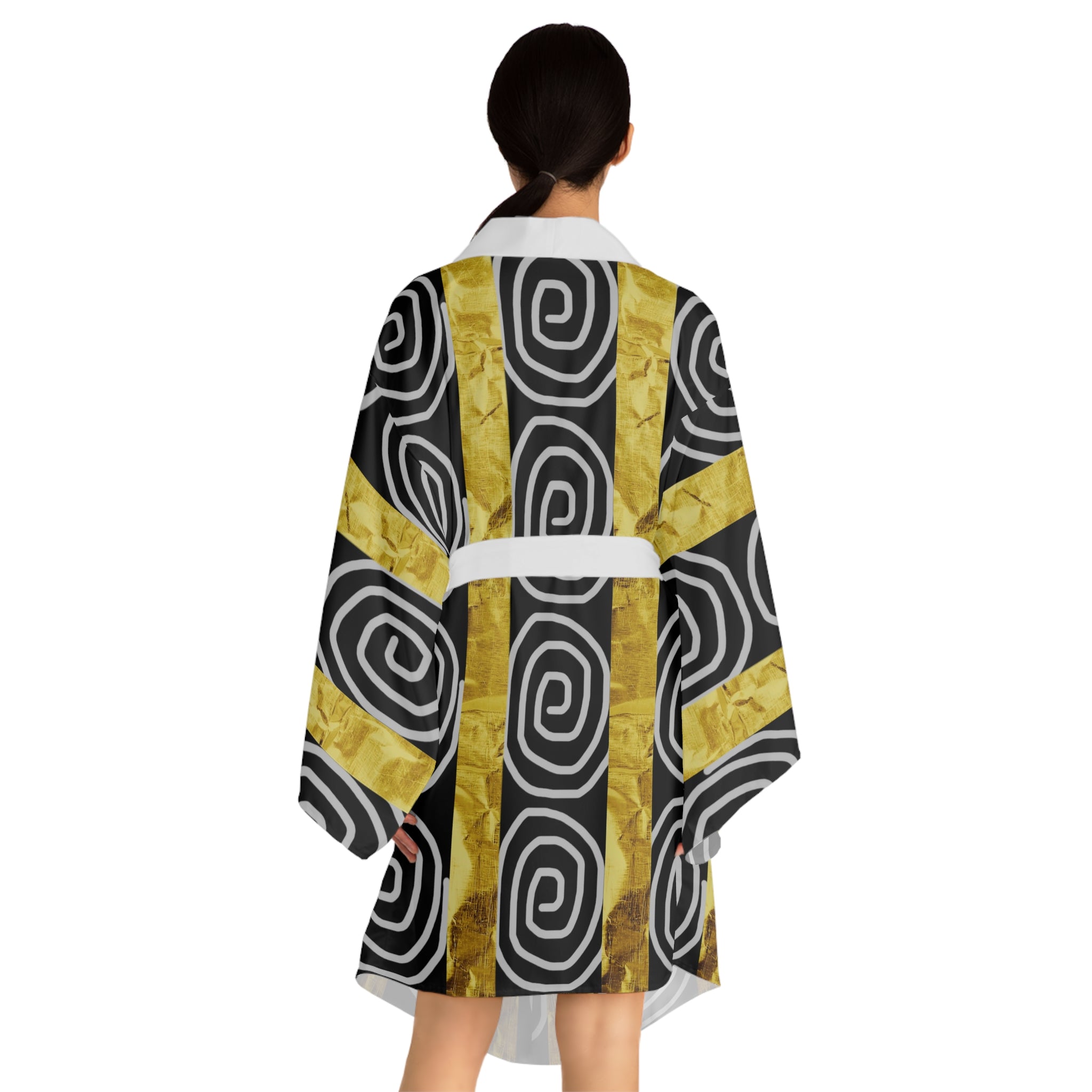 Long Sleeve Kimono Robe (AOP)