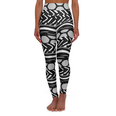 Mixed Pattern High Waisted Yoga Leggings