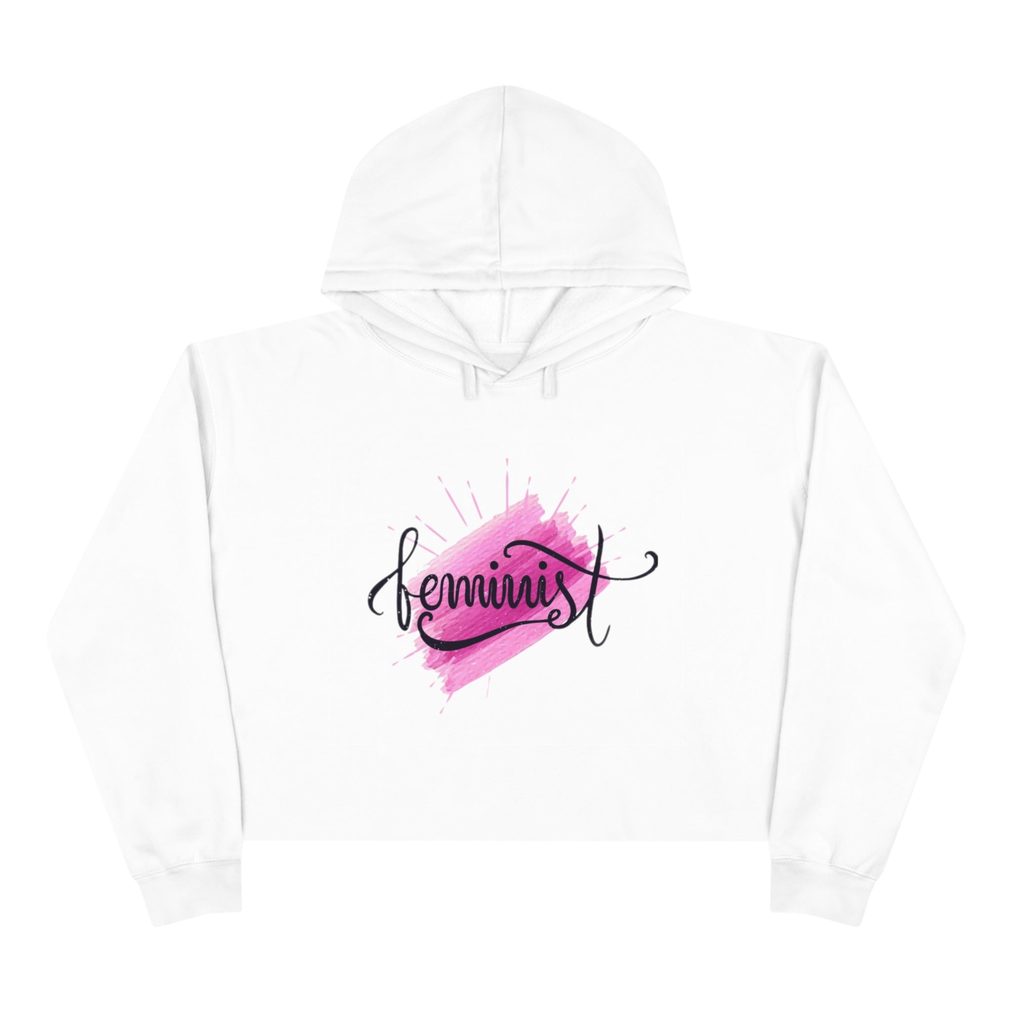 Graphic Crop Hoodie