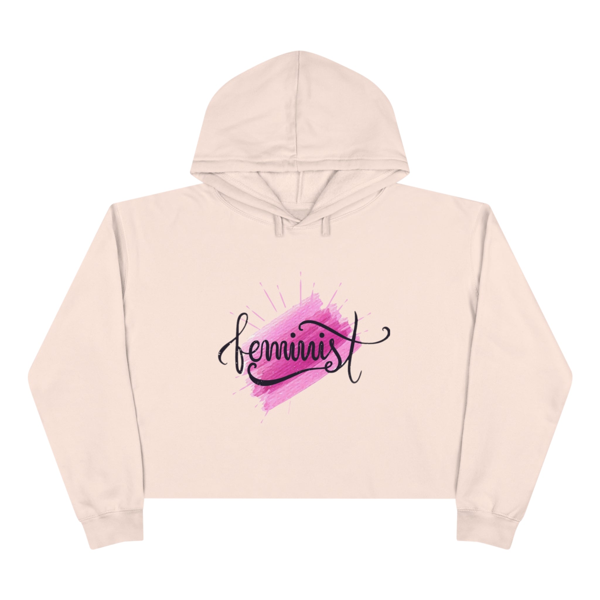 Graphic Crop Hoodie