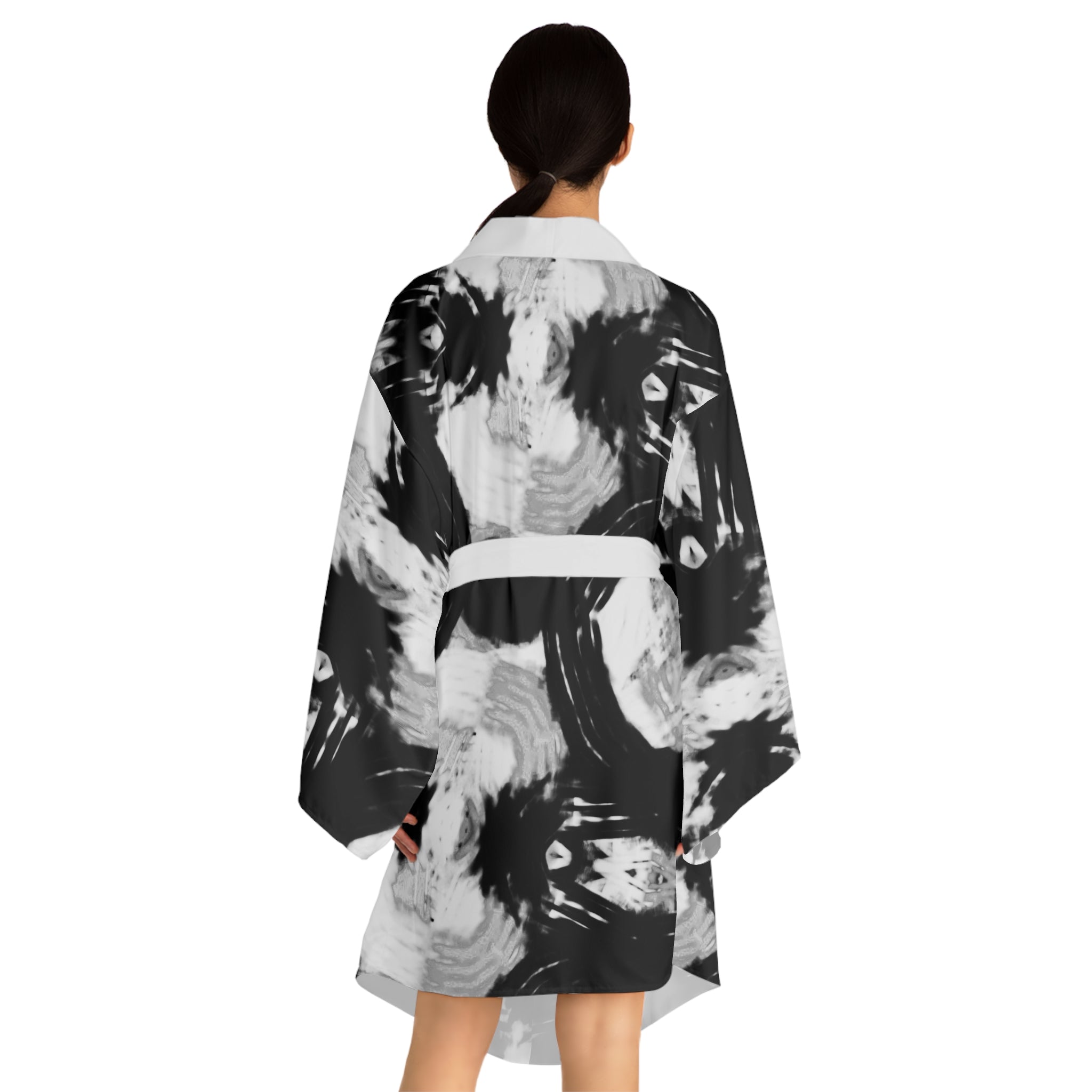 Long Sleeve Kimono Robe (AOP)