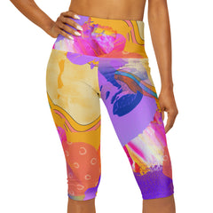 Yoga Capri Leggings (AOP)