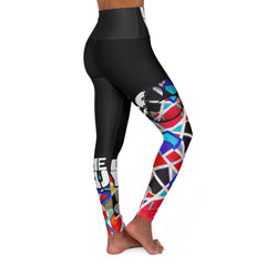 Geometric High Waisted Yoga Leggings