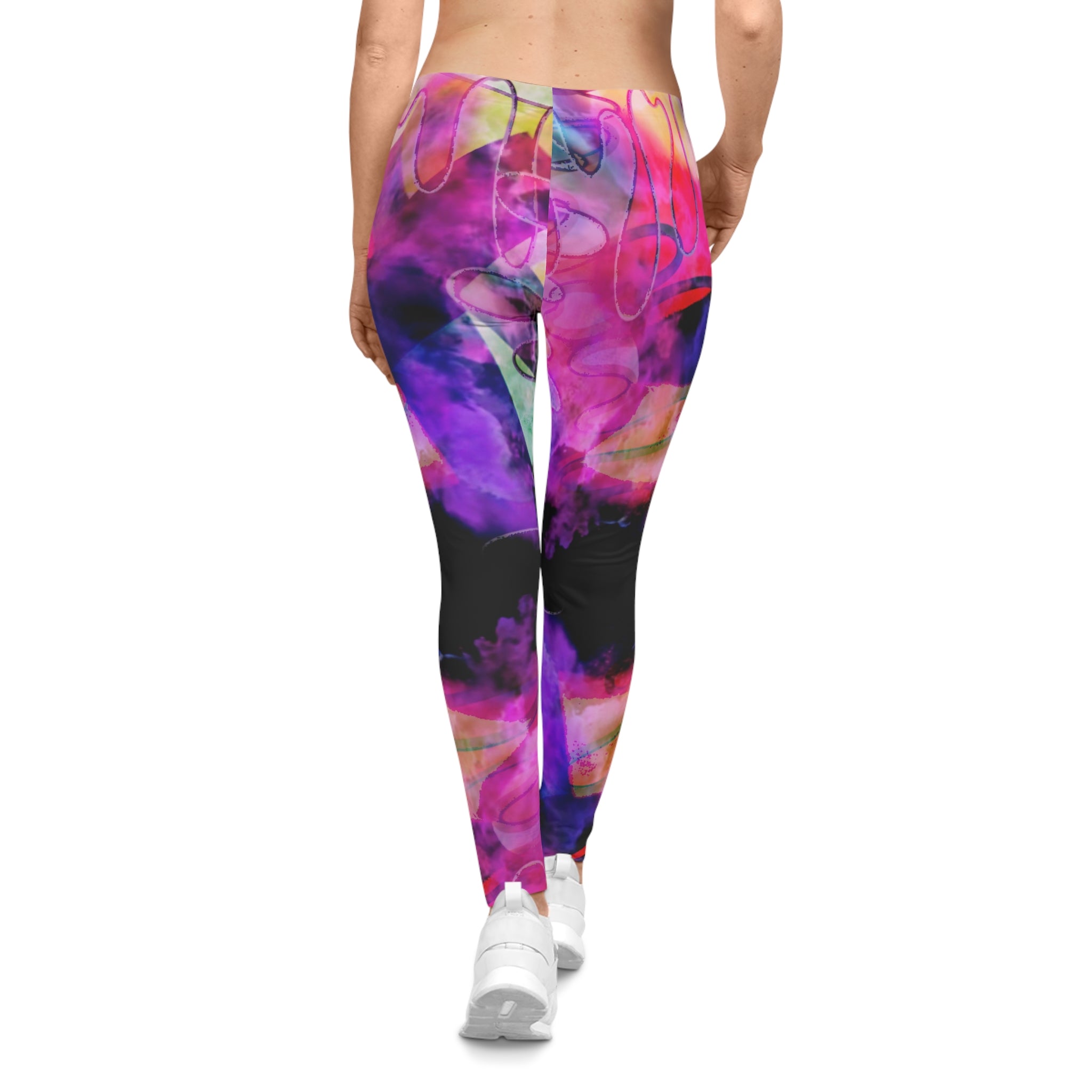 Marble Pattern Women's Casual Leggings