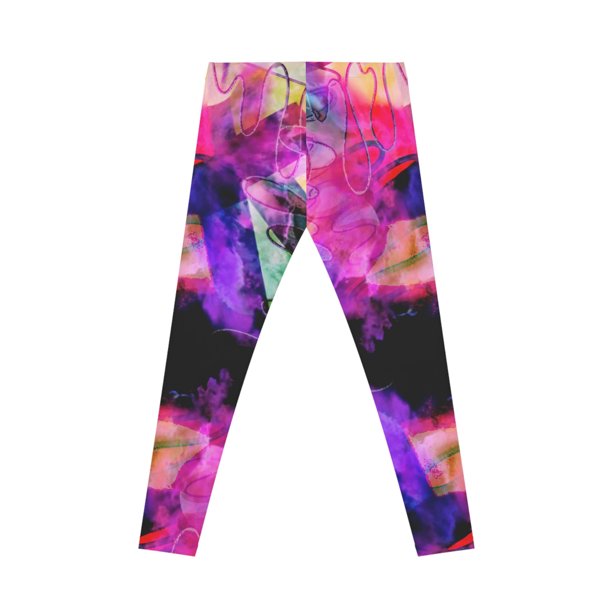 Marble Pattern Women's Casual Leggings