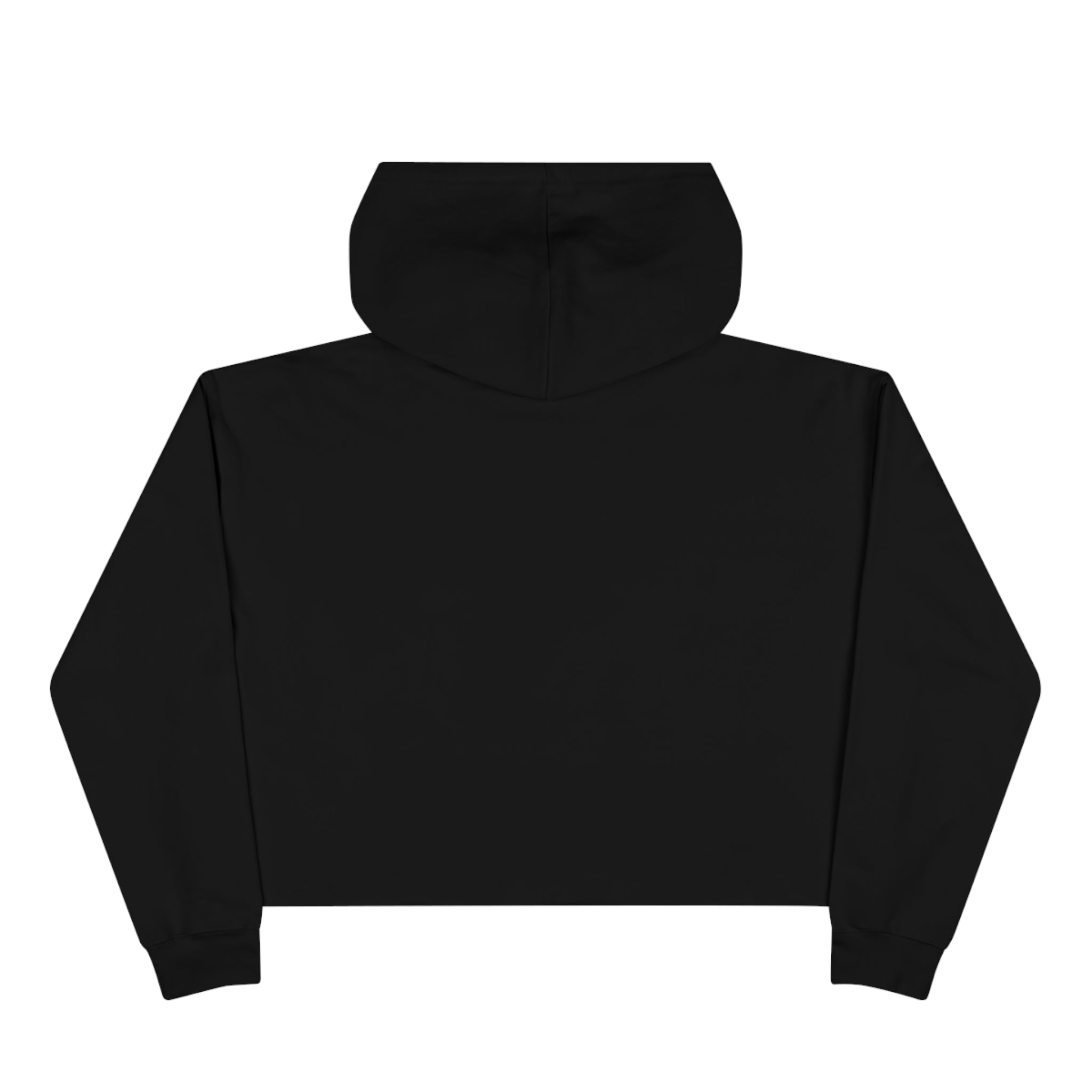 Cropped Graphic Hoodie