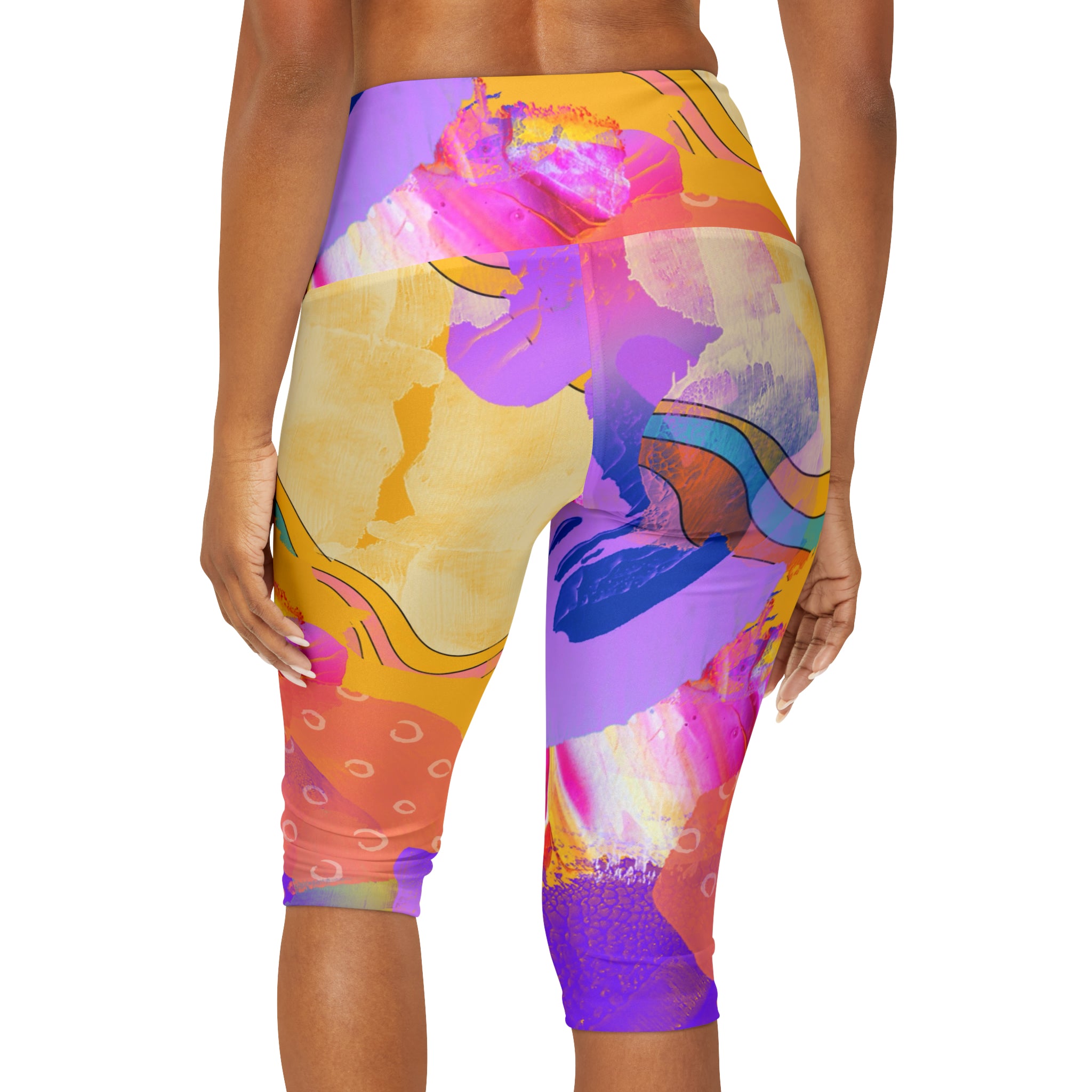 Yoga Capri Leggings (AOP)