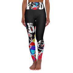 Geometric High Waisted Yoga Leggings