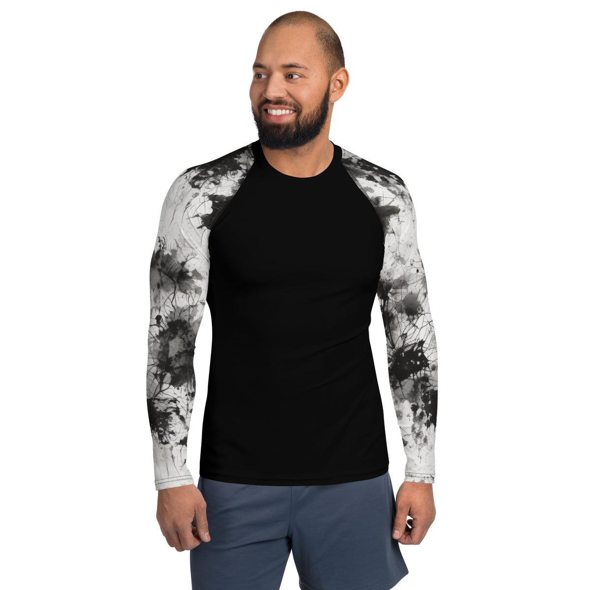 Ink Blot Men's Rash Guard