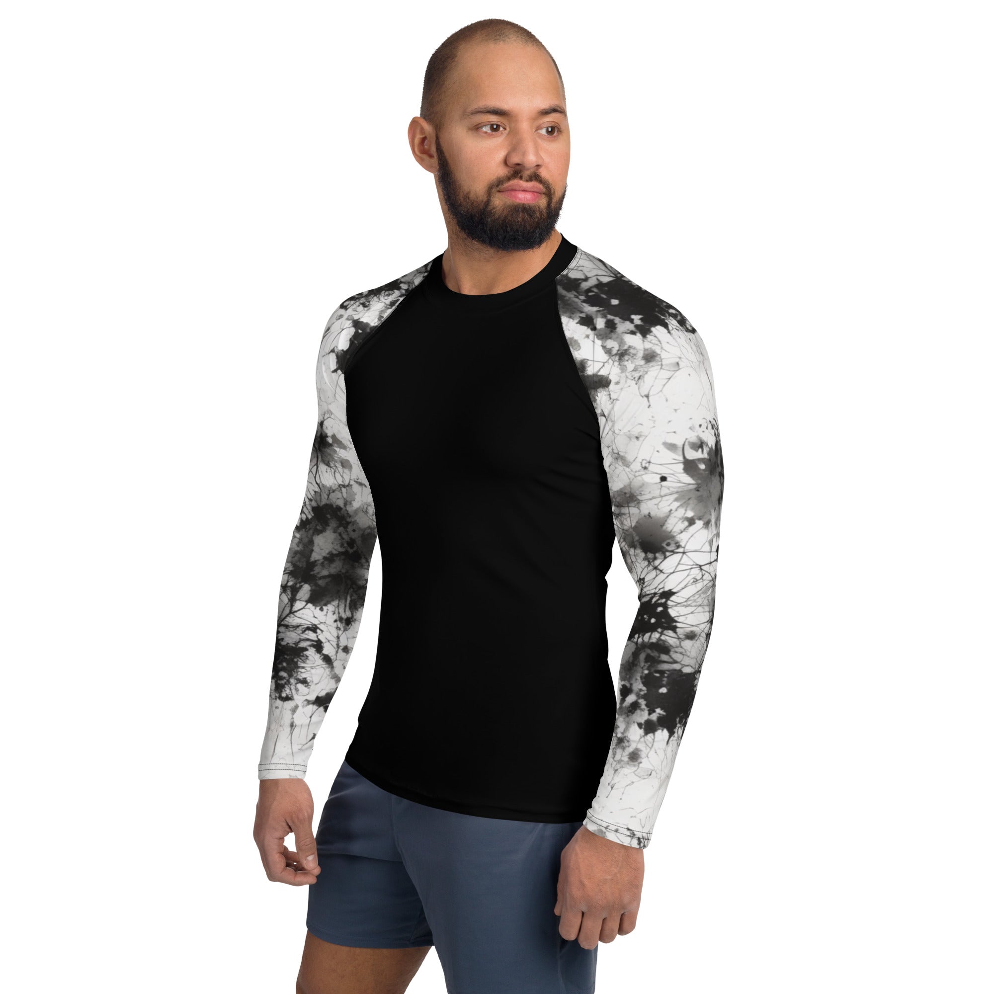 Ink Blot Men's Rash Guard