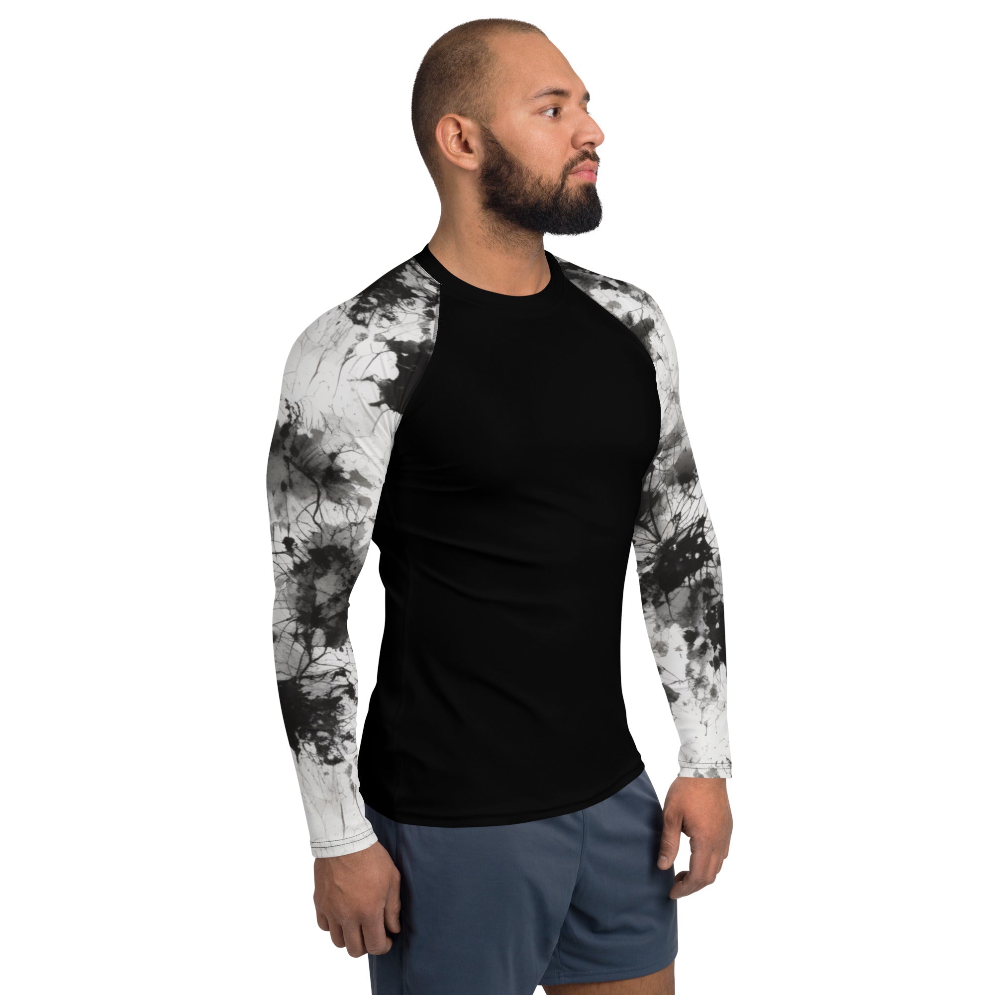 Ink Blot Men's Rash Guard