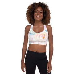 Floral Padded Sports Bra