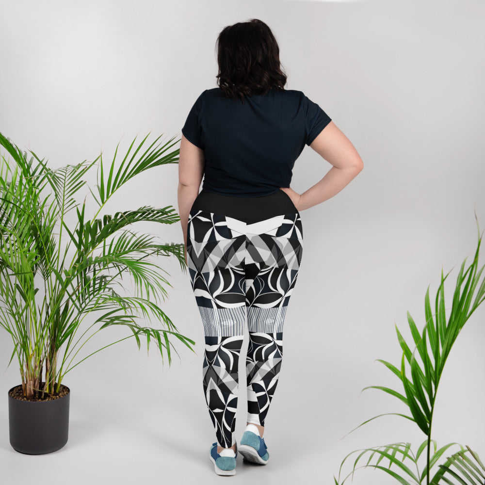 All-Over Print Plus Size Leggings