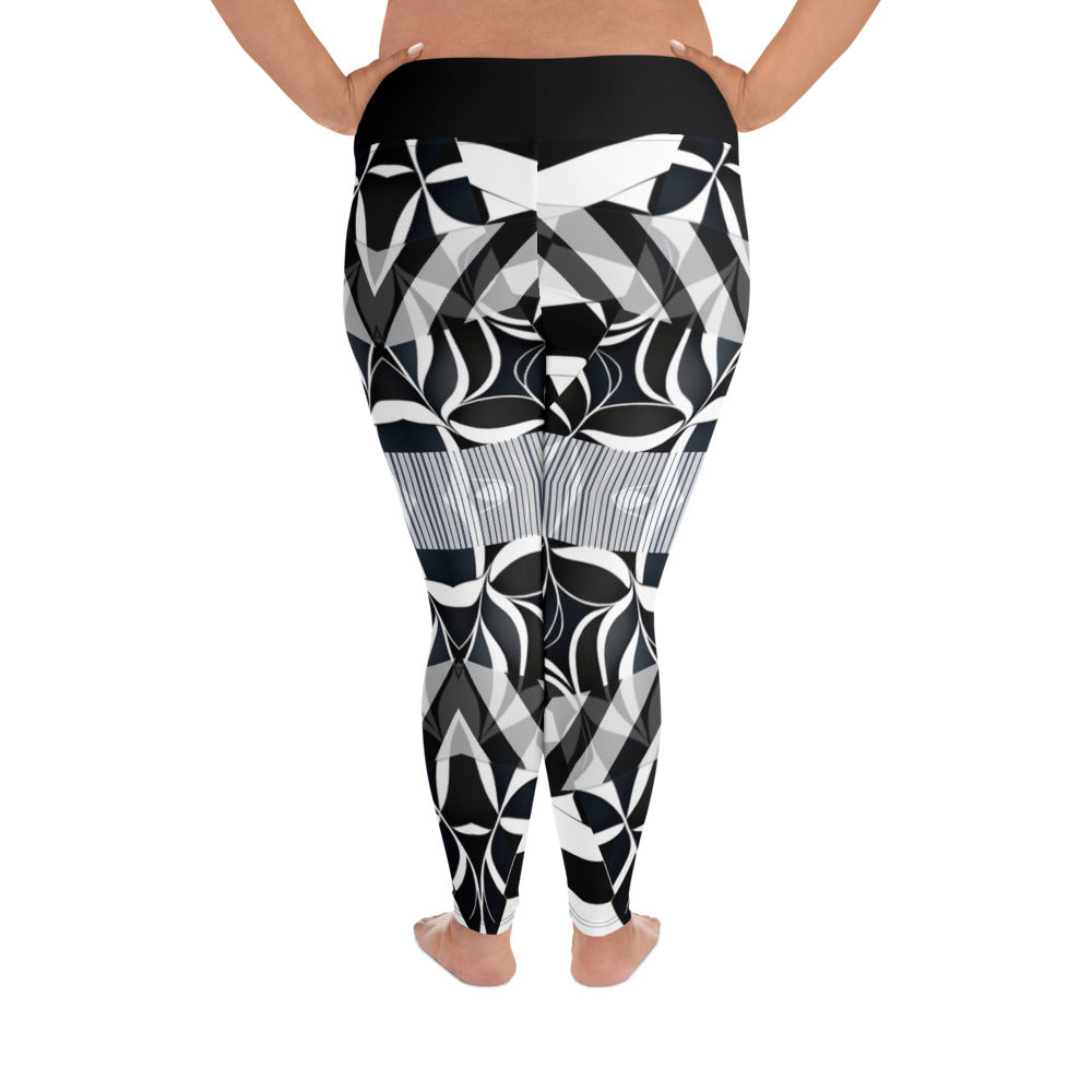 All-Over Print Plus Size Leggings