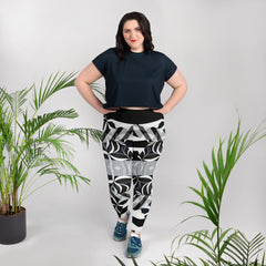 All-Over Print Plus Size Leggings