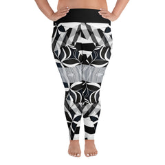 All-Over Print Plus Size Leggings