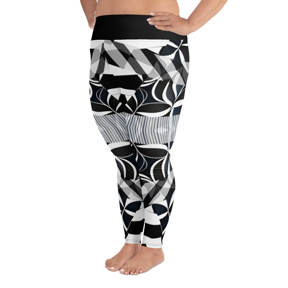 All-Over Print Plus Size Leggings