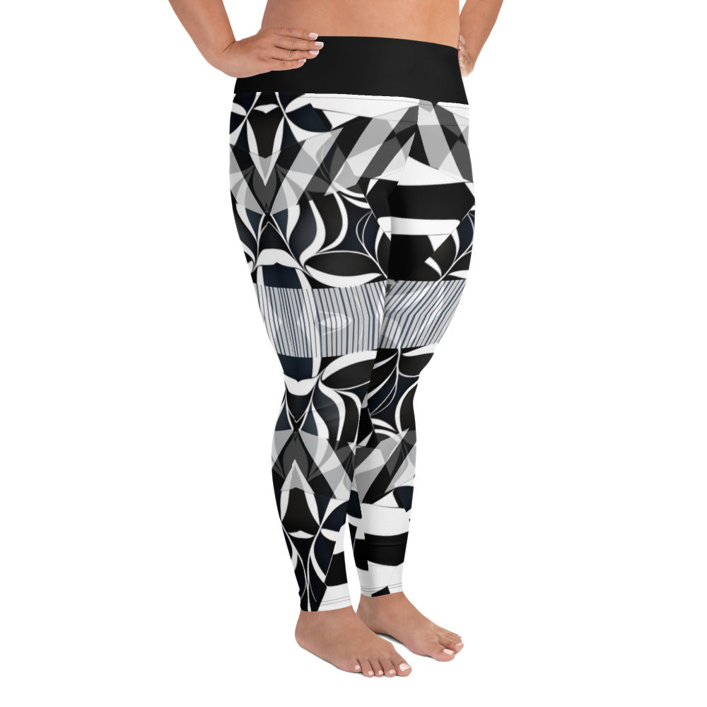 All-Over Print Plus Size Leggings