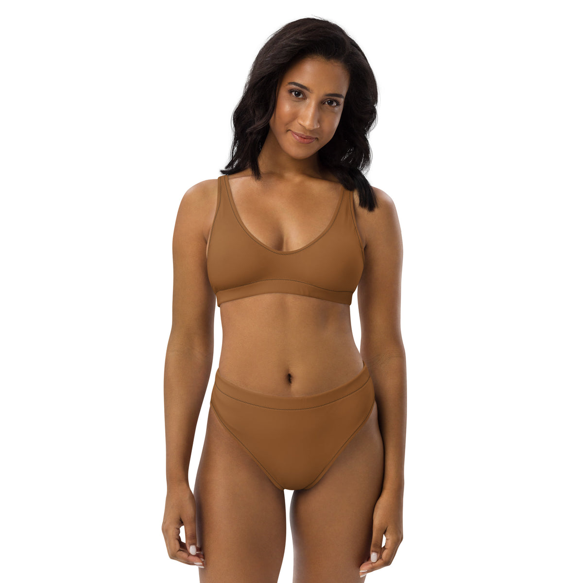 Back2Basics Russet High-Waisted Bikini Set