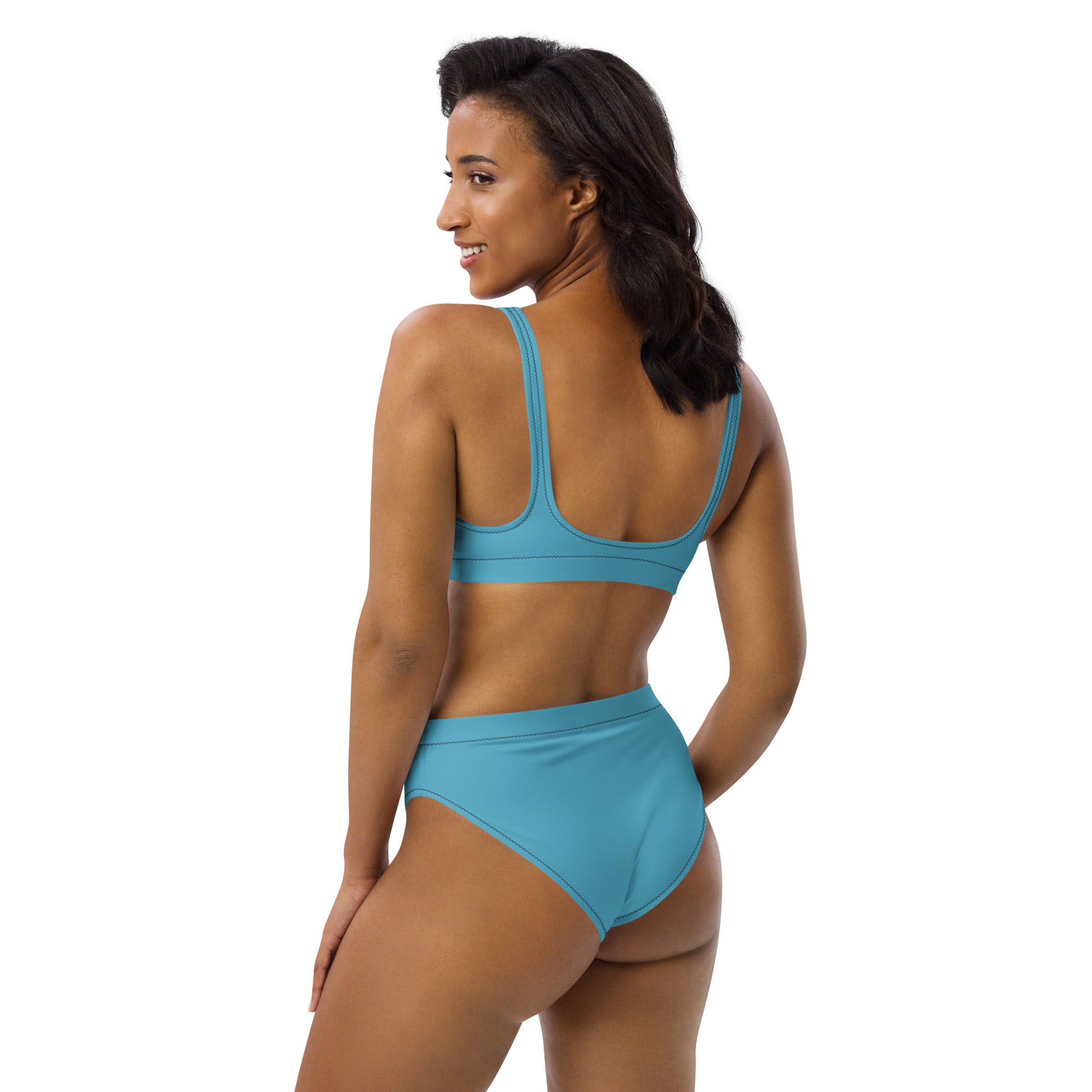 Back2Basics Topaz High-Waisted Bikini Set