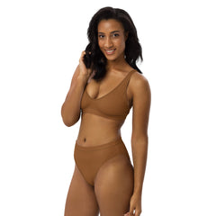 Back2Basics Russet High-Waisted Bikini Set