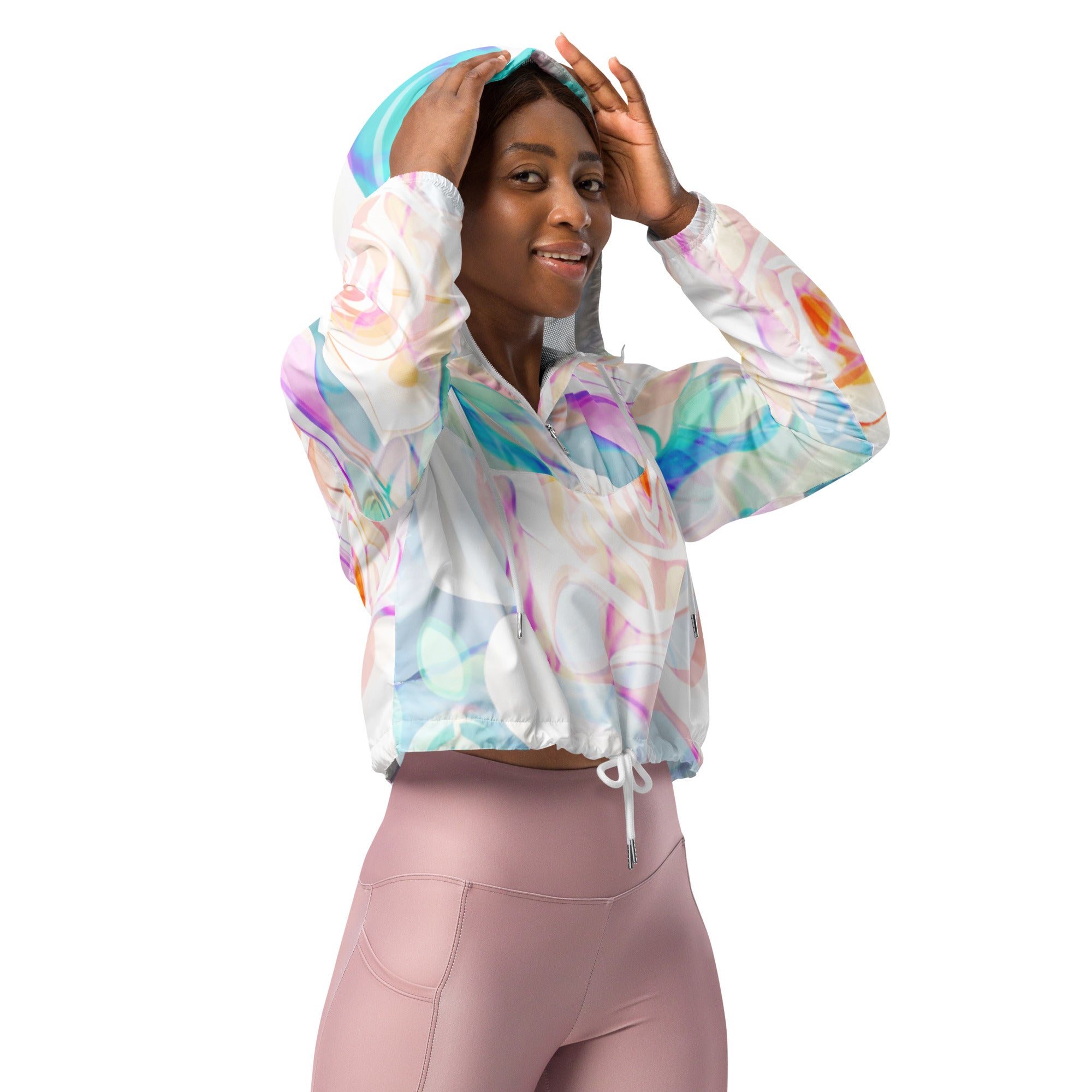 Pastel Women’s cropped windbreaker