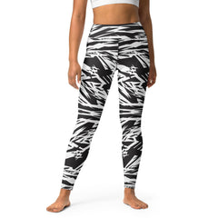 Zebra Stripes Yoga Leggings, Super Soft and Stretchy